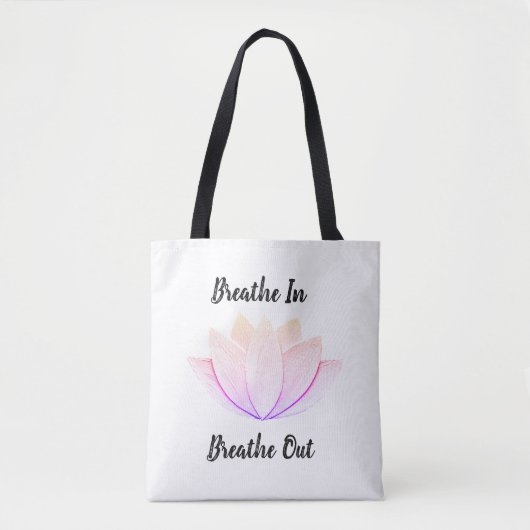 Lotus Blume Tasche (Vorderseite)