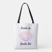 Lotus Blume Tasche (Rückseite)