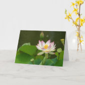 Lotus Blume Teiche Karte (Gelbe Blume)
