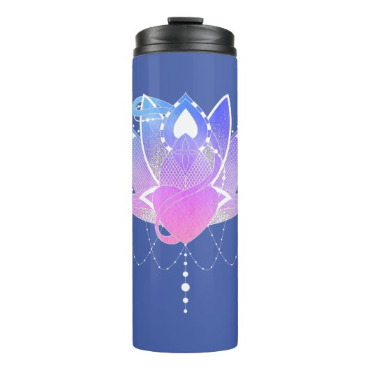 Lotus-Blume Thermosbecher (Vorderseite)