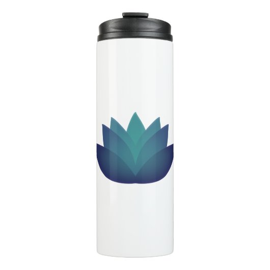 Lotus-Blume Thermosbecher (Vorderseite)