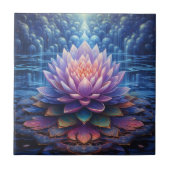 Lotus Blume Tile Fliese (Vorderseite)