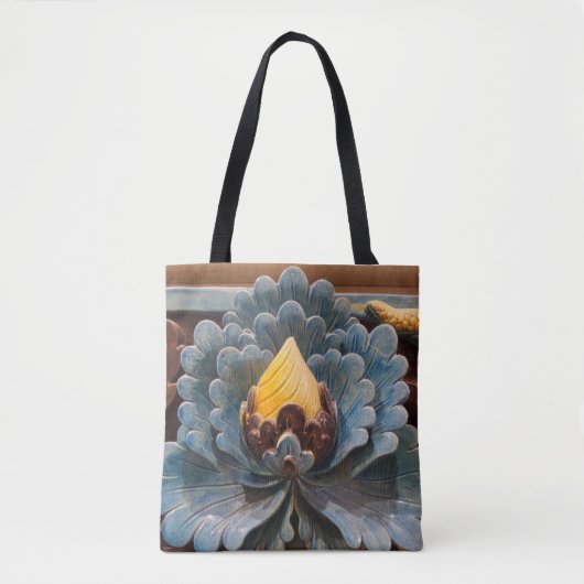 Lotus Blume Tote Bag Tasche (Vorderseite)
