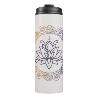 Lotus Blume Tumbler Thermosbecher