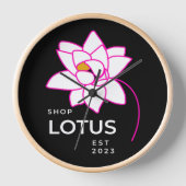 LOTUS-Blume Uhr (Vorderseite)