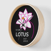LOTUS-Blume Uhr (Winkel)