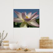 Lotus Blume und Blue Sky I Poster (Küche)