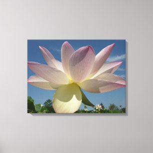 Lotus Blume und Blue Sky II Leinwanddruck