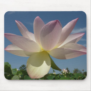 Lotus Blume und Blue Sky II Mousepad