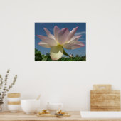 Lotus Blume und Blue Sky II Poster (Küche)