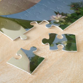 Lotus Blume und Blue Sky II Puzzle (Seite)