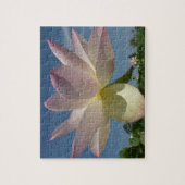 Lotus Blume und Blue Sky II Puzzle (Vertikal)