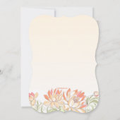 Lotus Blume und Dragonfly Einladung (Rückseite)