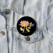 Lotus Blume und Wein Button (Beispiel)