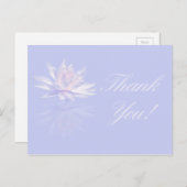 Lotus Blume Vielen Dank Karten (Vorne/Hinten)