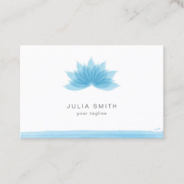 Lotus-Blume Visitenkarte