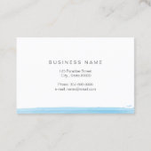 Lotus-Blume Visitenkarte (Rückseite)