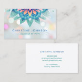 Lotus-Blume Visitenkarte (Vorne/Hinten)