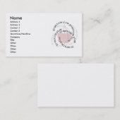 Lotus Blume Visitenkarte (Vorne/Hinten)