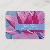 Lotus Blume - Visitenkarte (Vorderseite)