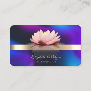 Lotus-Blume Visitenkarte
