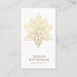 Lotus-Blume Visitenkarte