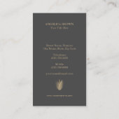 Lotus-Blume Visitenkarte (Rückseite)