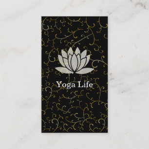Lotus Blume Visitenkarte