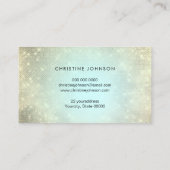 Lotus-Blume Visitenkarte (Rückseite)