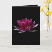 Lotus Blume Wasser Pflanze Karte (Gelbe Blume)