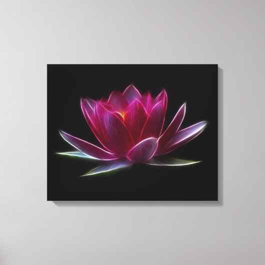 Lotus Blume Wasser Pflanze Leinwanddruck (Vorderseite)