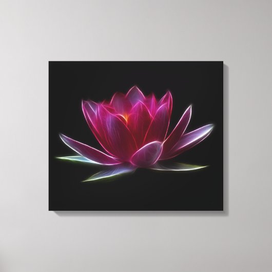 Lotus Blume Wasser Pflanze Leinwanddruck (Vorderseite)