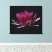 Lotus Blume Wasser Pflanze Leinwanddruck (Insitu (Holzboden))