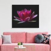 Lotus Blume Wasser Pflanze Leinwanddruck (Insitu (Wohnzimmer))