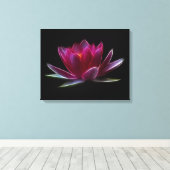 Lotus Blume Wasser Pflanze Leinwanddruck (Insitu (Holzboden))
