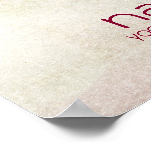 Lotus Blume Wasserfarbe Namaste Yoga Poster (Ecke)