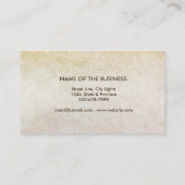 Lotus Blume Wasserfarben Heilung Medizin Yoga Visitenkarte (Rückseite)