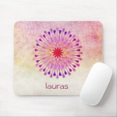 Lotus Blume Wasserfarben Yoga Meditation Mousepad (Mit Mouse)