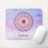 Lotus Blume Wasserfarben Yoga Meditation Mousepad (Mit Mouse)