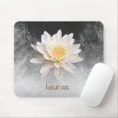 Lotus Blume Wasserfarben Yoga Meditation Mousepad (Mit Mouse)
