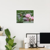Lotus Blume/Wasserlilie Poster (Heimbüro)