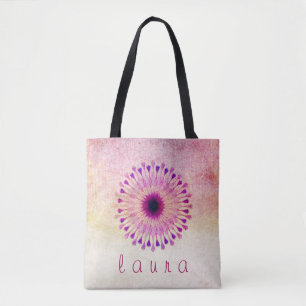 Lotus Blume Watercolor Wedding Bride Tasche