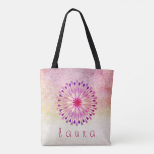 Lotus Blume Watercolor Wedding Bride Tasche