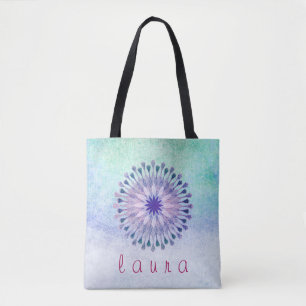 Lotus Blume Watercolor Wedding Bride Tasche