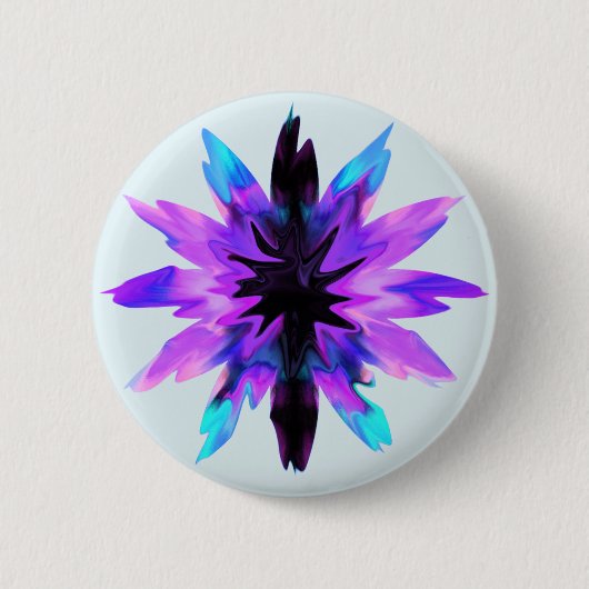 Lotus Blume Watercolor Yoga Button (Vorderseite)