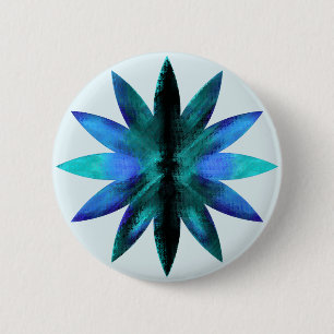 Lotus Blume Watercolor Yoga Button