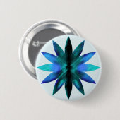 Lotus Blume Watercolor Yoga Button (Vorne & Hinten)