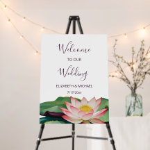 Lotus Blume Wedding Welcome