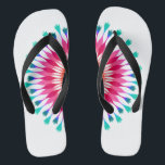 Lotus-Blume weiß/rosa Badesandalen<br><div class="desc">Es ist Spaß,  maßgeschneiderte Hochzeitsflip Flops mit weißer und rosa Lotus Blume.</div>