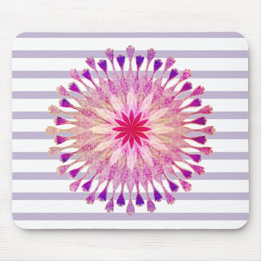 Lotus Blume Yoga Dozentin Medizin Holistisch Mousepad (Vorne)
